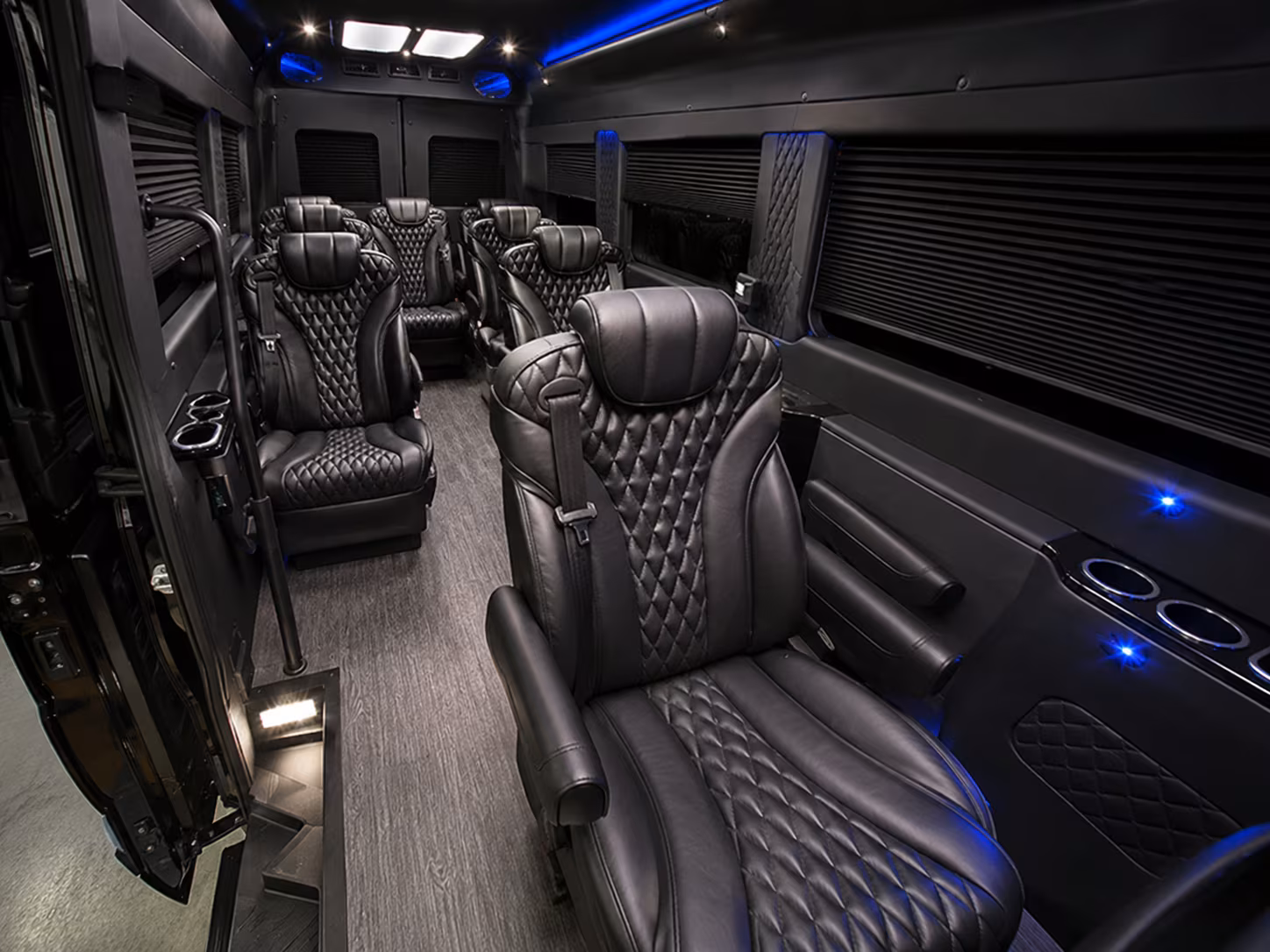 Denver Airport Shuttle & Transportation party bus interior