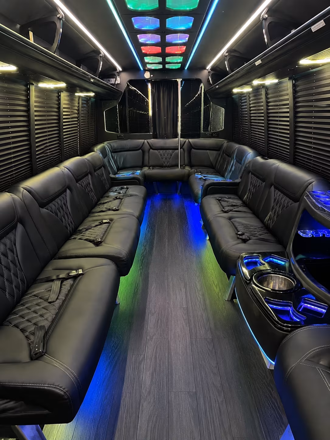 Denver Bachelor & Bachelorette Transportation party bus exterior