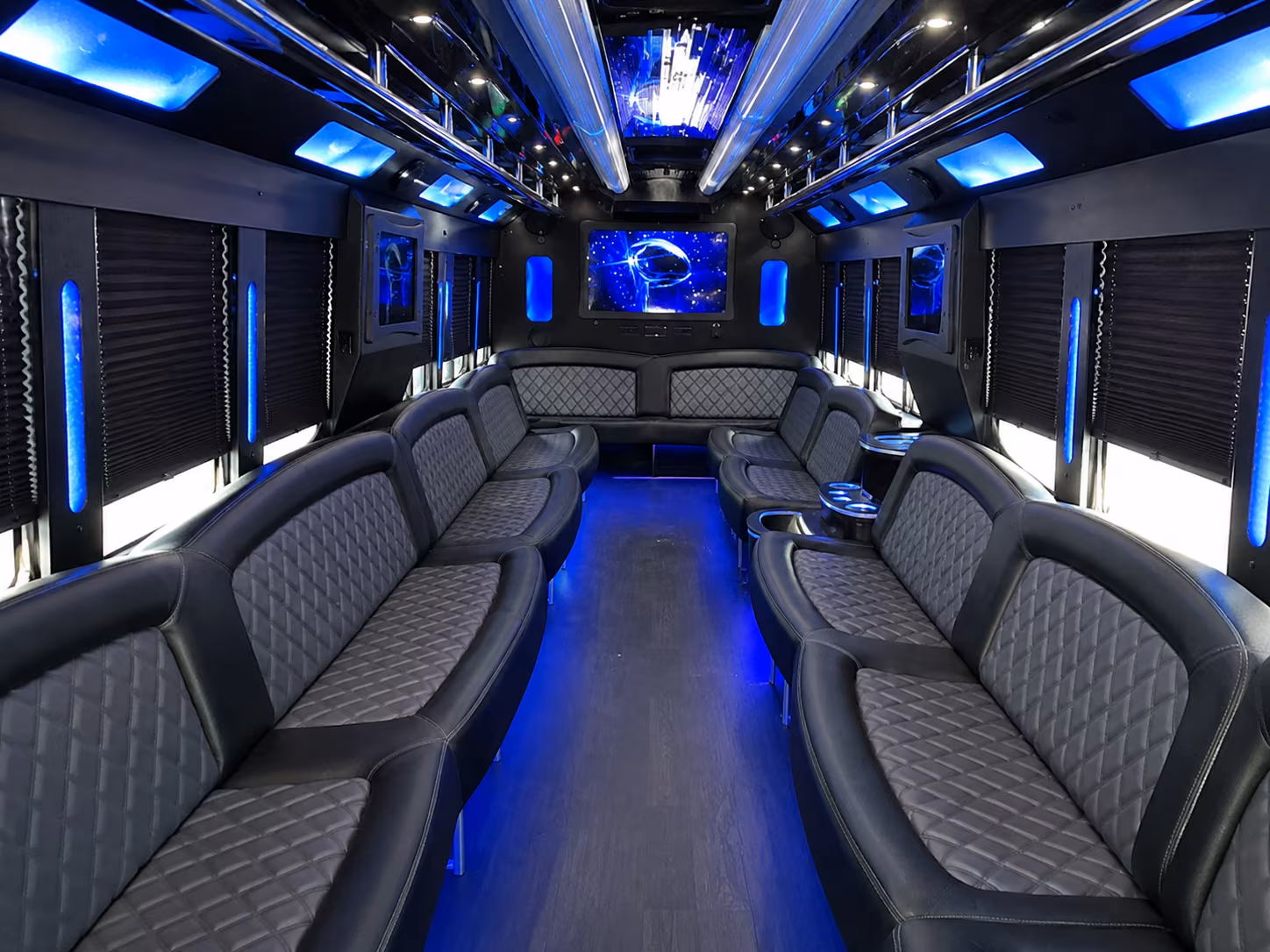 Denver Concert & Music Festival Transportation party bus exterior