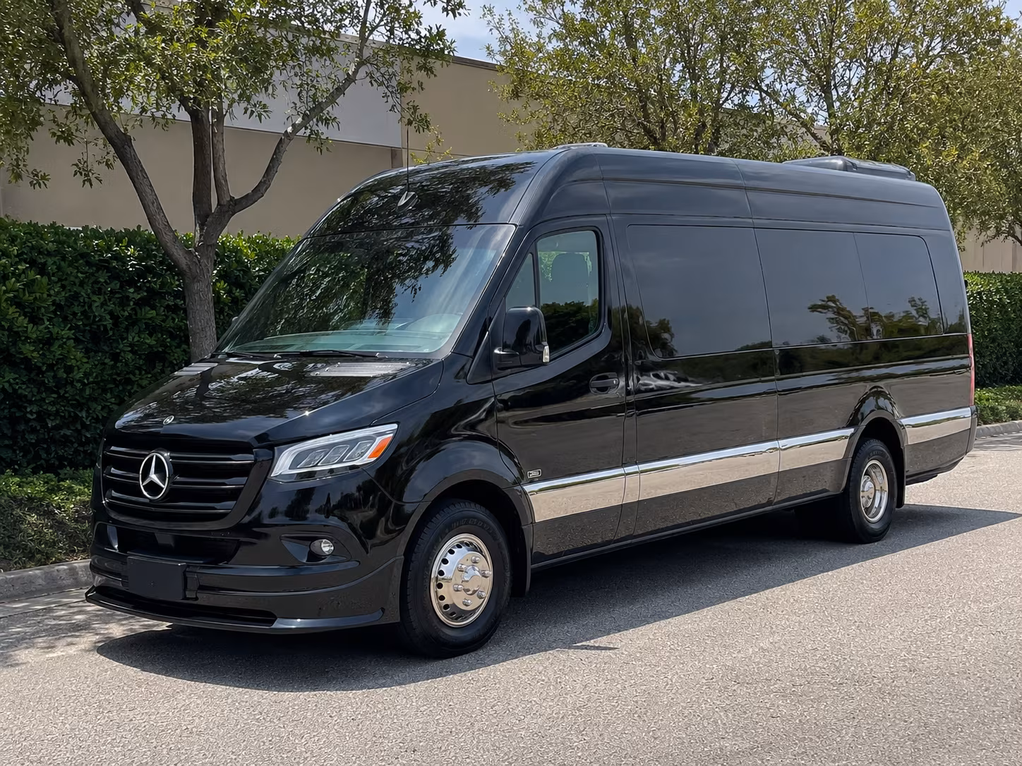 Denver Corporate Transportation party bus exterior