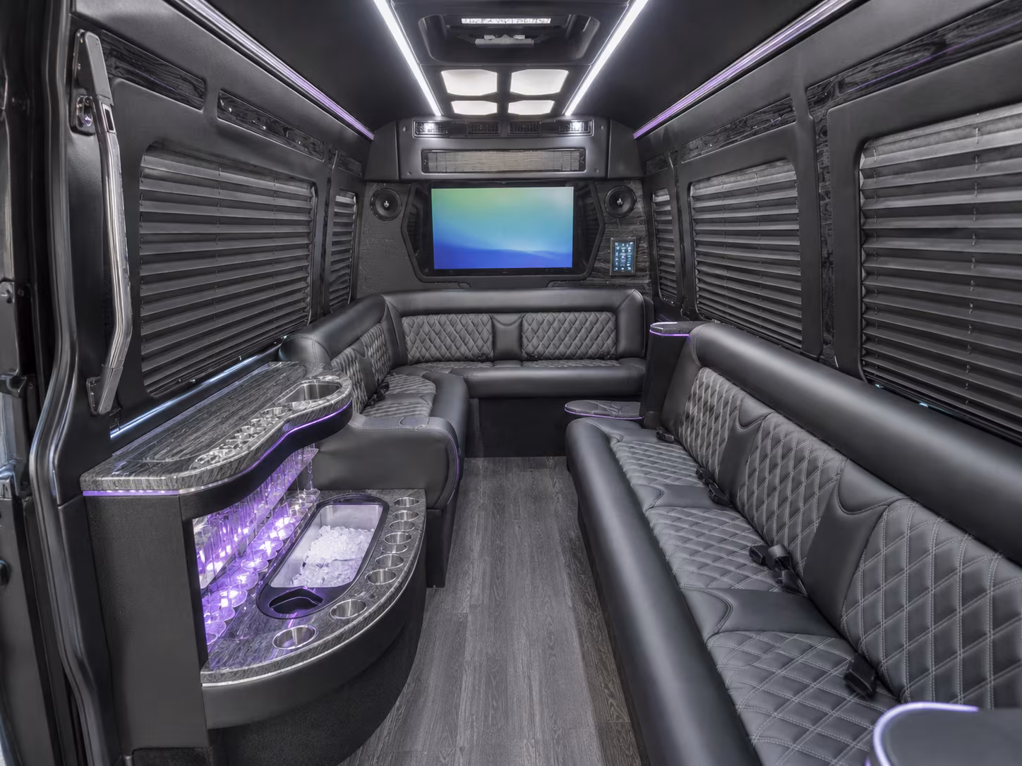 Denver Corporate Transportation party bus exterior