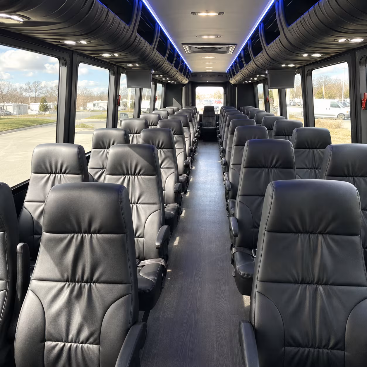 Denver Corporate Transportation party bus exterior