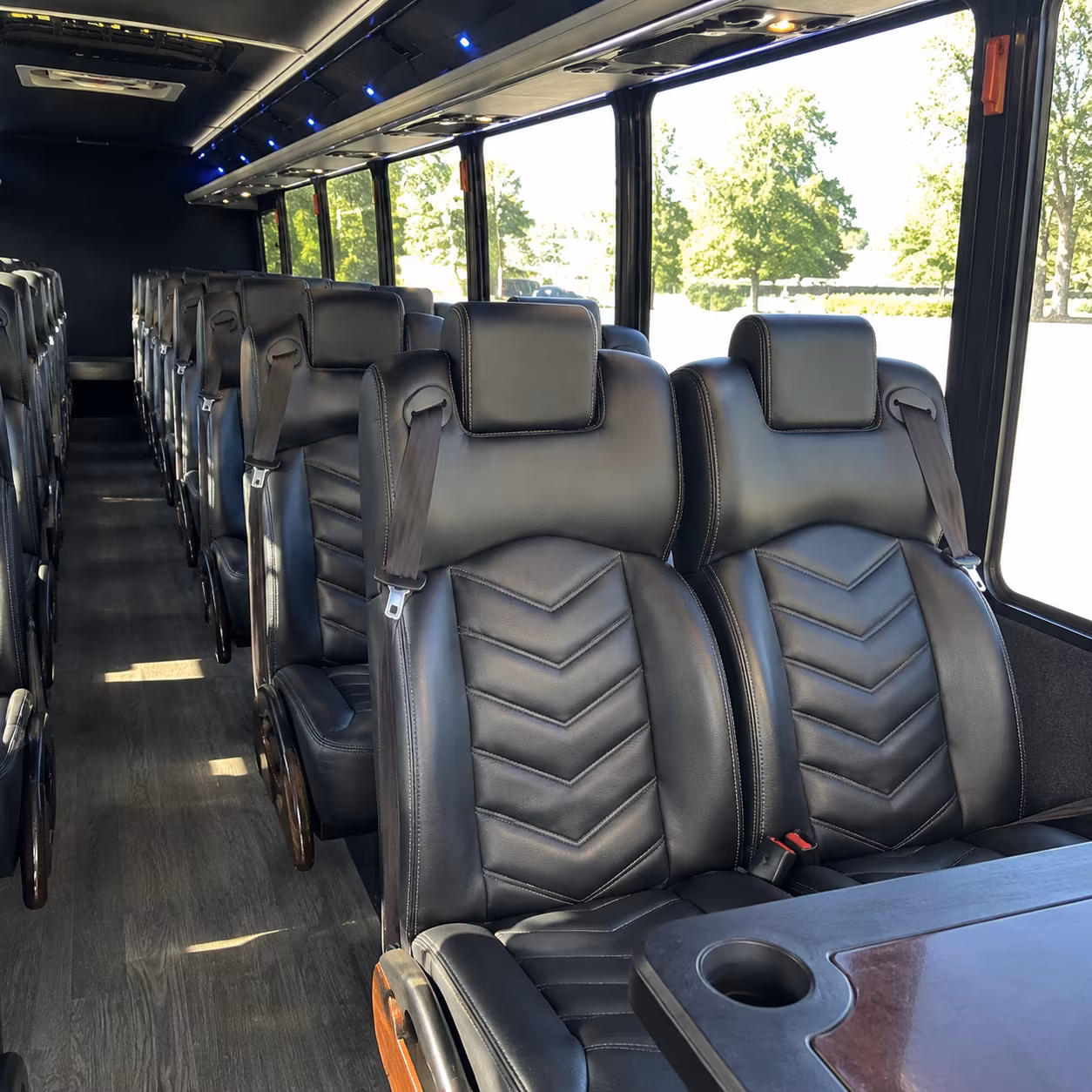 Denver School Event Transportation party bus exterior