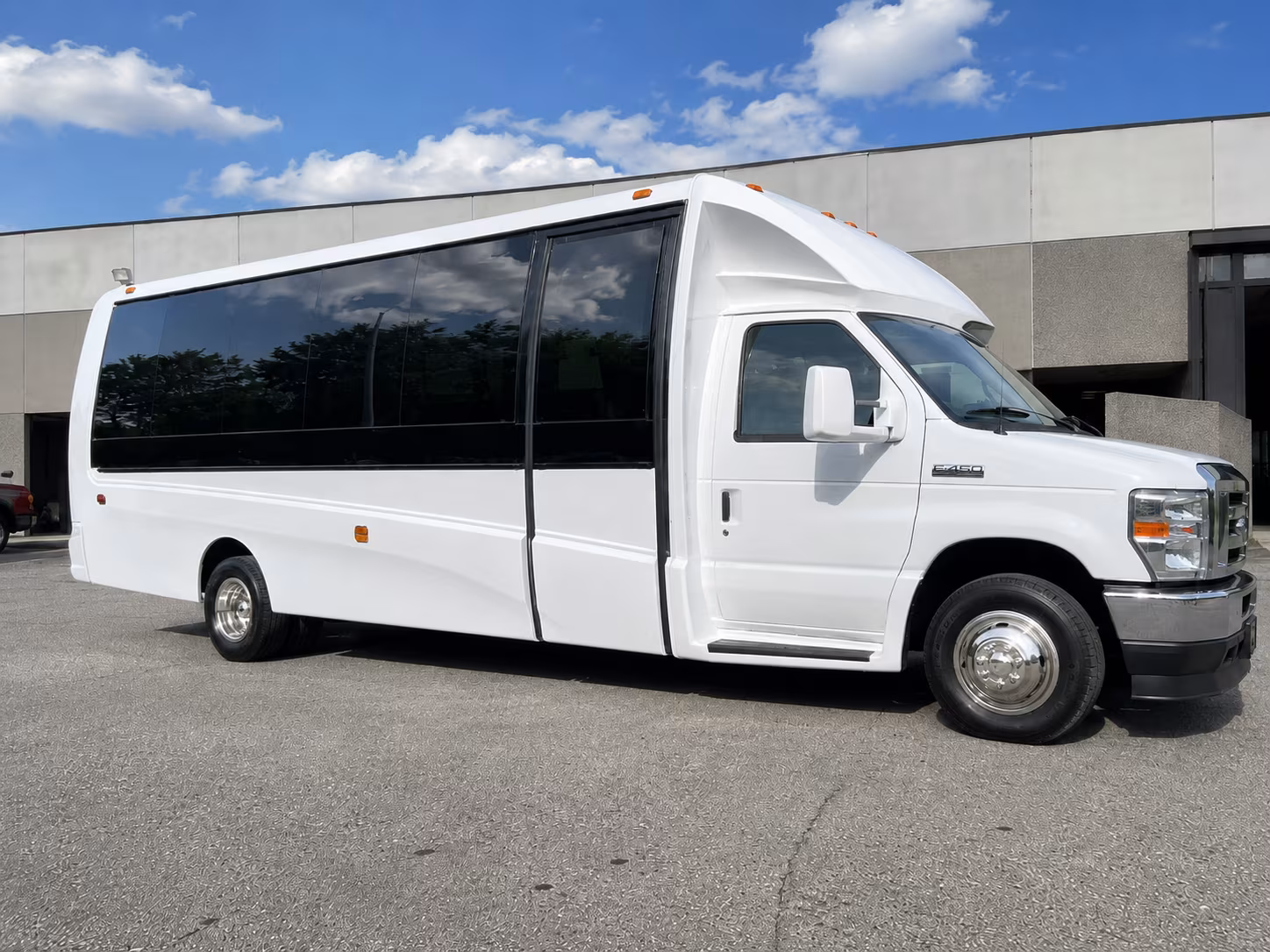 Denver School Event Transportation party bus exterior