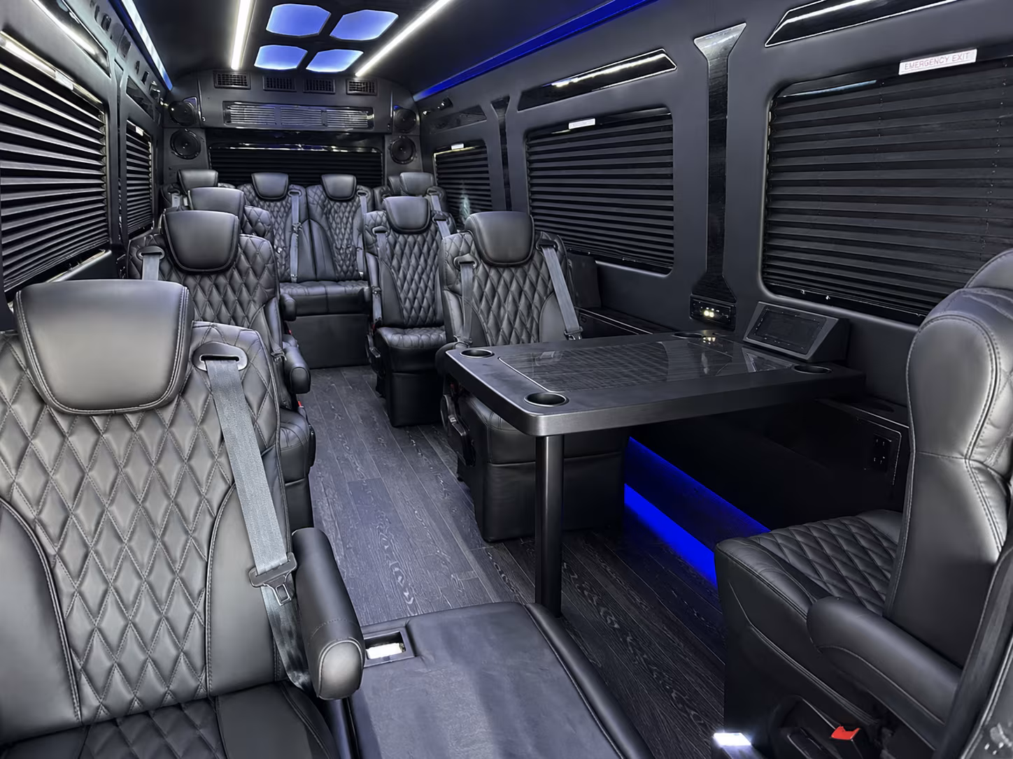 Denver School Event Transportation party bus exterior