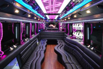 Aurora 50 Passenger Party Bus Interior